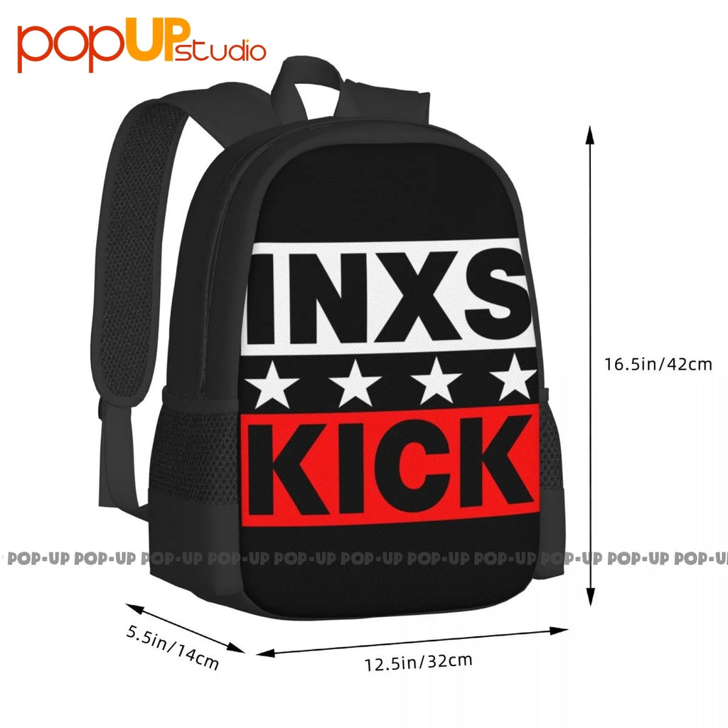 Inxs Australian Rock Band Music Tour Backpack Large Capacity