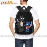 Itchy Scratchy Sport Backpack Large Capacity School Swimming Eco Friendly Bags