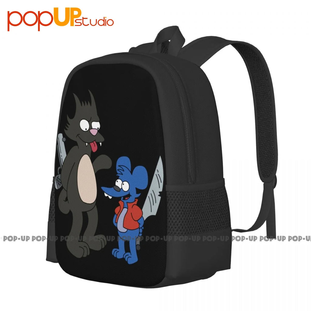 Itchy Scratchy Sport Backpack Large Capacity School Swimming Eco Friendly Bags