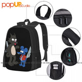 Itchy Scratchy Sport Backpack Large Capacity School Swimming Eco Friendly Bags