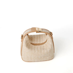 JNKET Summer Women's Straw Bag Crossbody Sling Travel Handbag