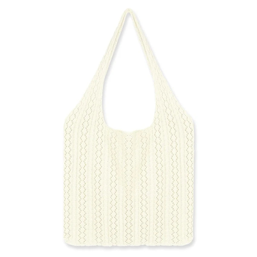 JNKET Retro Knitted Shoulder Bag Casual Crossbody Sling Bag