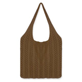 JNKET Retro Knitted Shoulder Bag Casual Crossbody Sling Bag