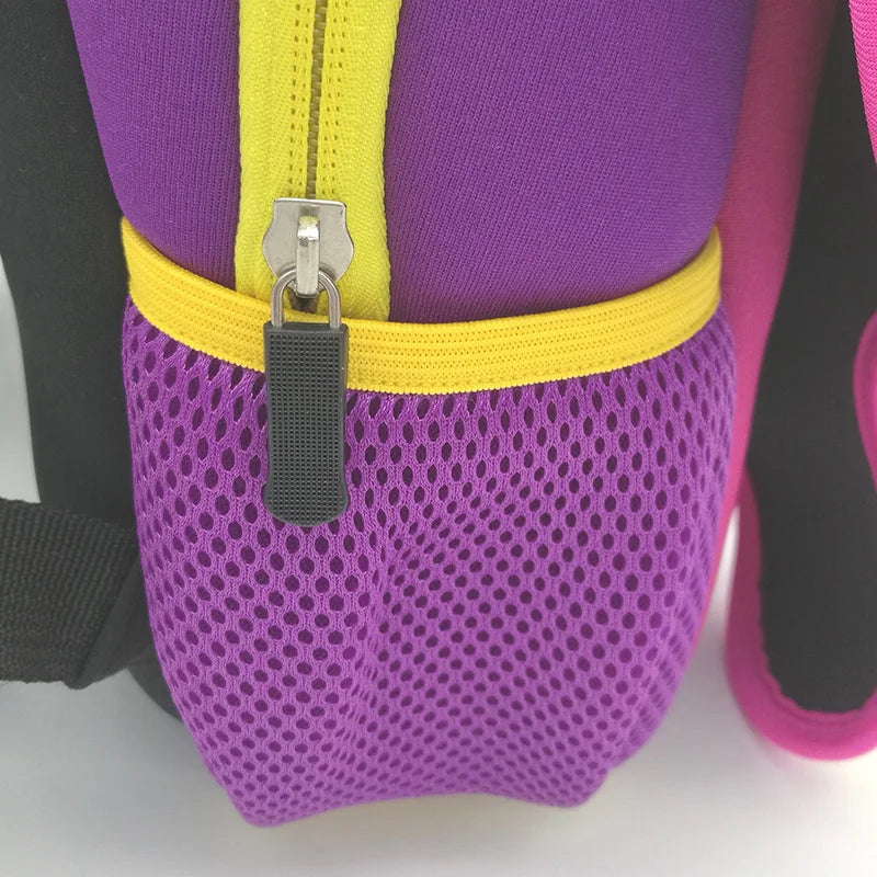 3D Animal Butterfly Bag Neoprene Kids School Bags for Girls Boys