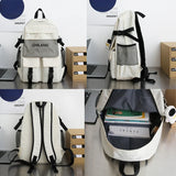 Waterproof Harajuku Girl Laptop Backpack College School Bag Mochila