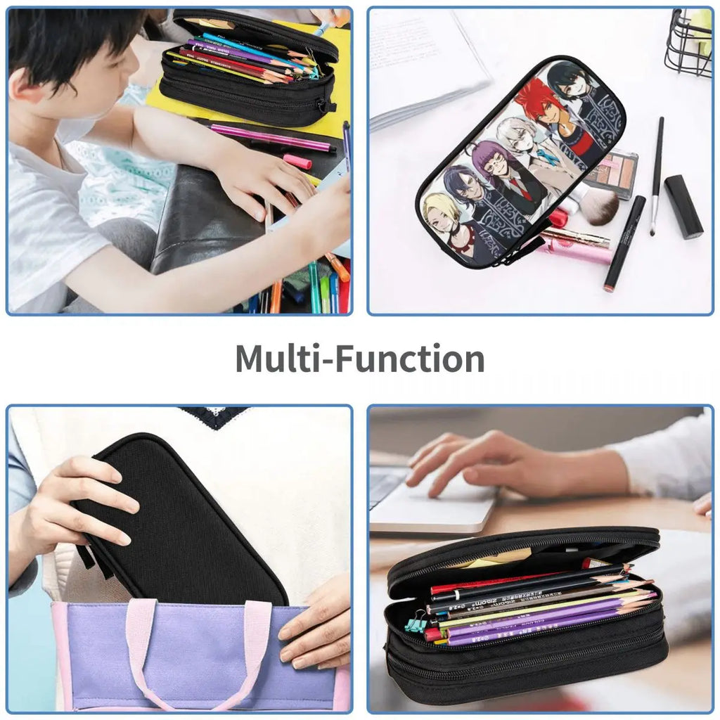 Jack Jeanne Pen Box Anime Zipper Pen Bag Stationery Bag Gift