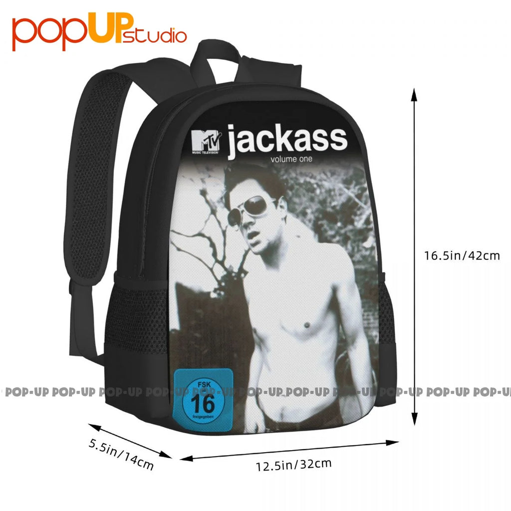 Jackass Backpack Large Capacity Schoolbag Sports Bag