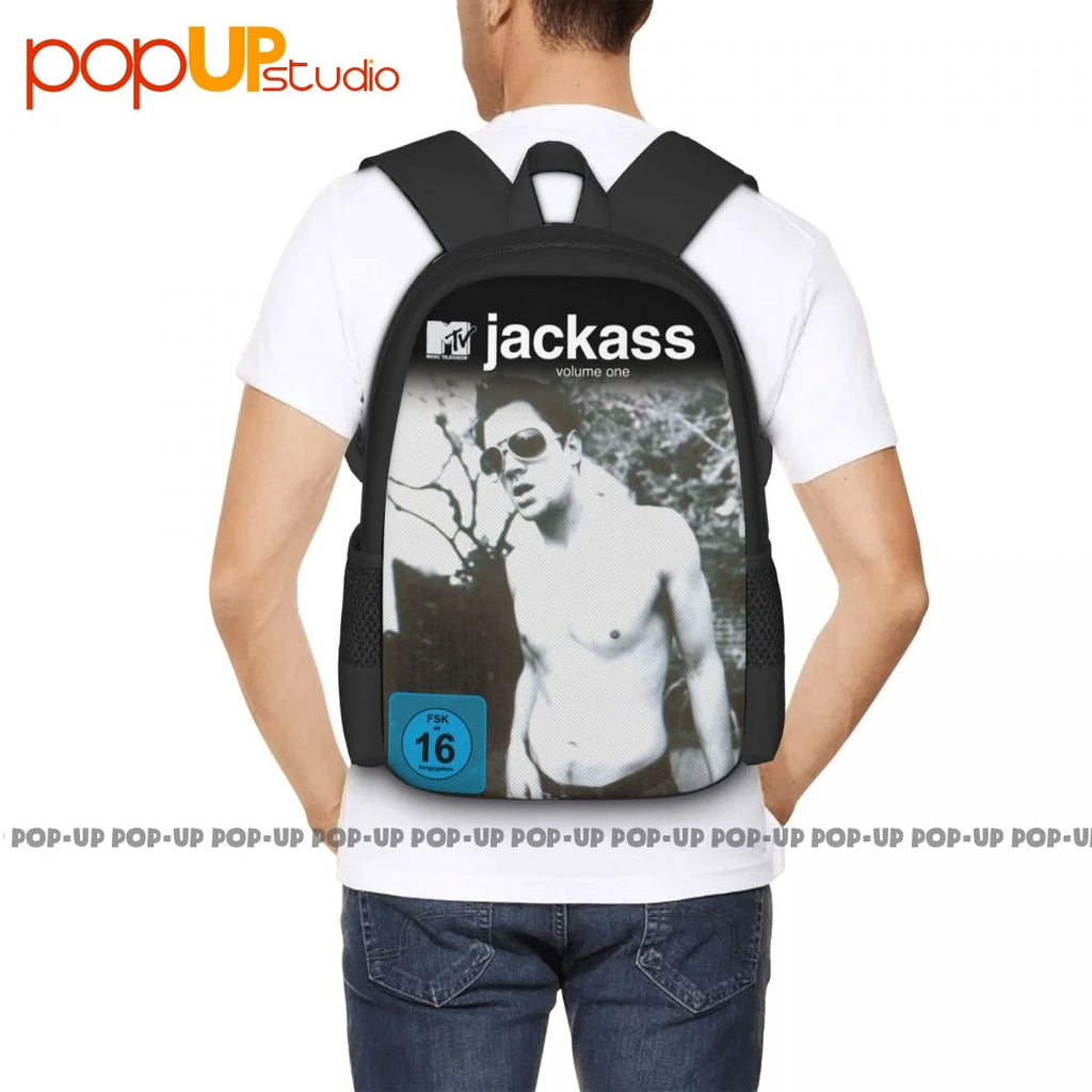Jackass Backpack Large Capacity Schoolbag Sports Bag