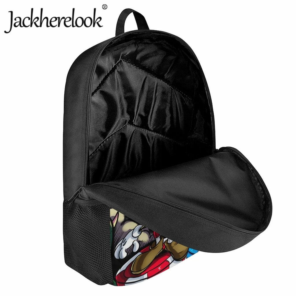 Game Cuphead Cartoon Print Children's School Bags