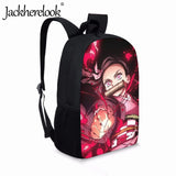 Anime Demon Slayer School Bag for Boys Girls Large Capacity Backpack