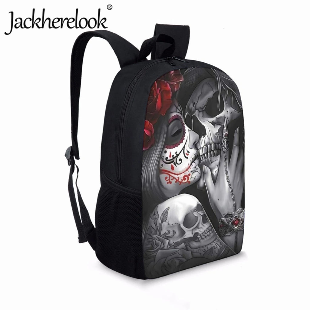 Gothic Skull Bride Children's Bookbag