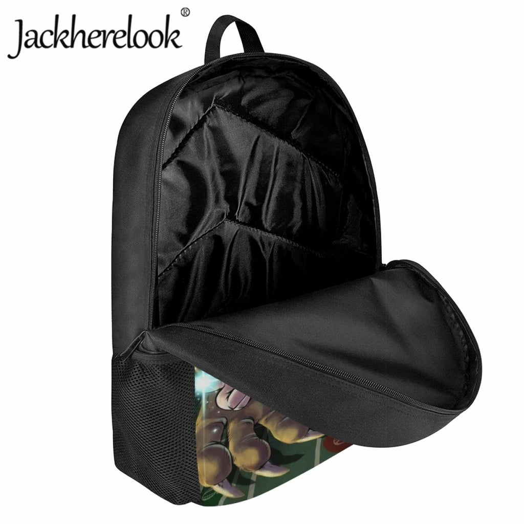 Cuphead Cartoon School Bags for Children Boy's Backpacks
