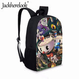 Cuphead Cartoon School Bags for Children Boy's Backpacks