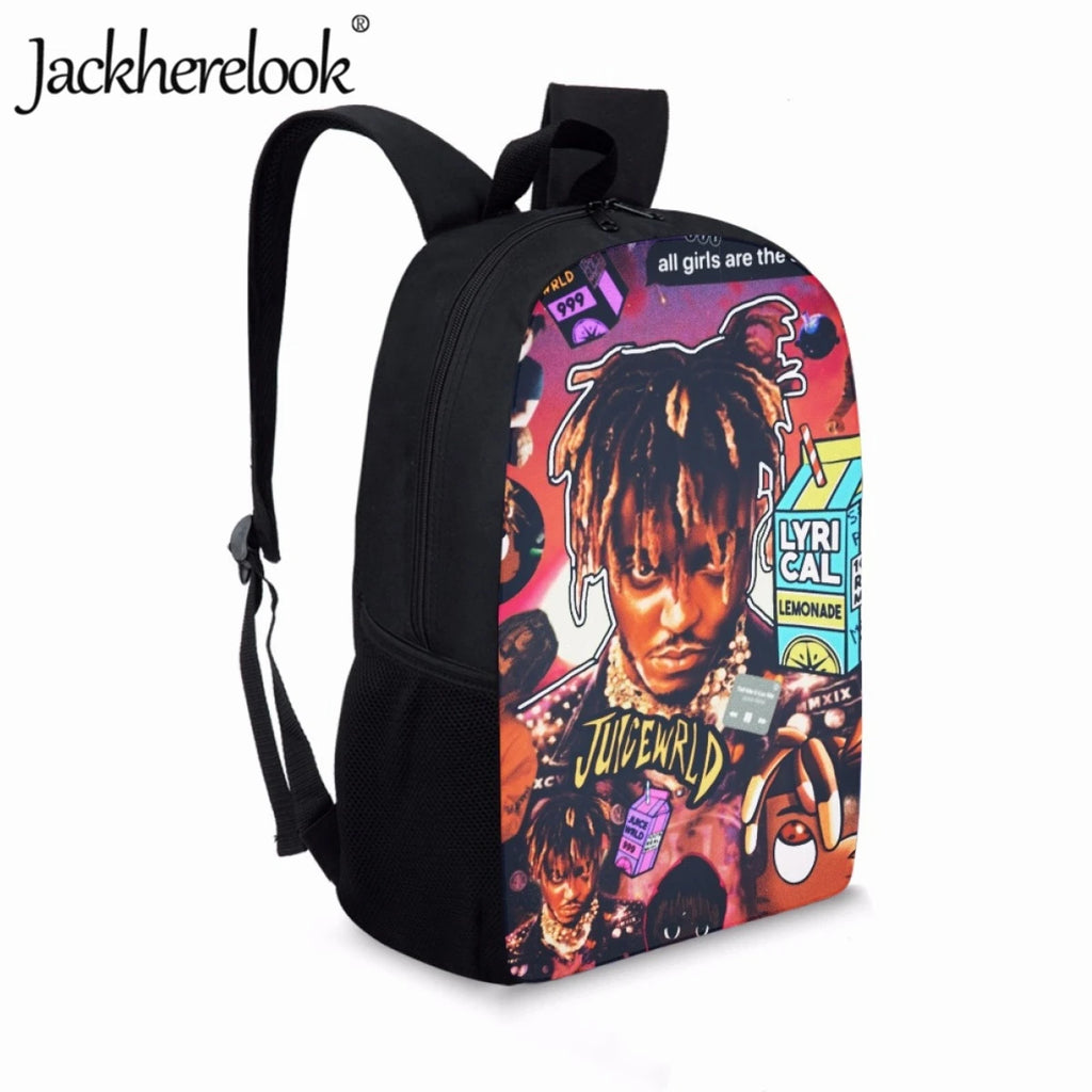 Jackherelook Hip Hop Street Style School Backpack