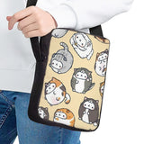 Cartoon Kitten Pattern School Shoulder Bag for Girls