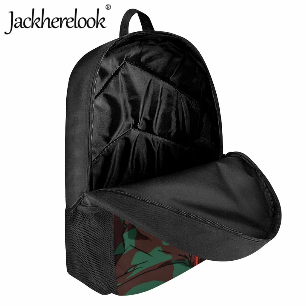 Jackherelook Kimetsu?No?Yaiba School Bags Warm Blood Style Bookbags