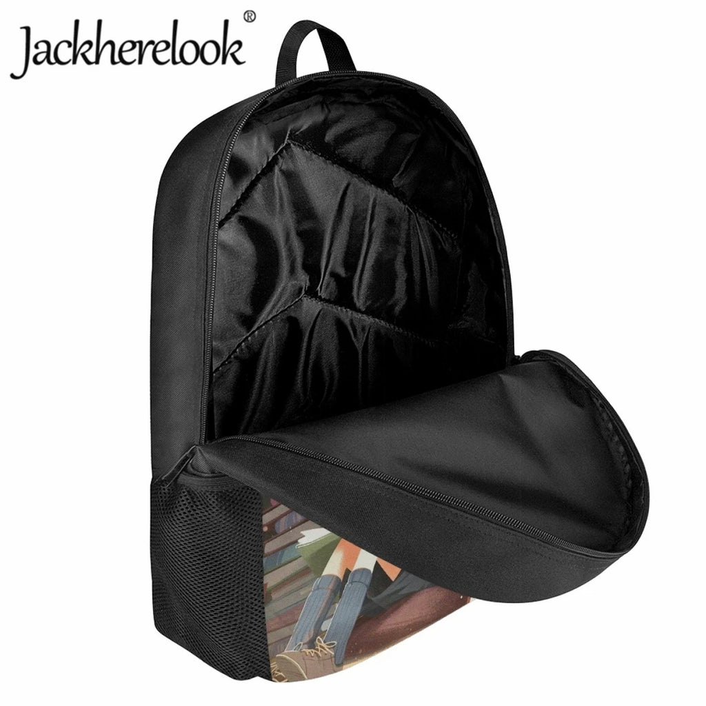 Lovely Boy Girl Illustration School Bags Kids Backpacks Birthday Gift