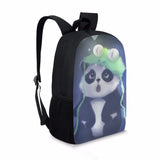 Lovely Panda School Bags 3D Book Backbag for Kids Boys Girls