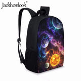 Mysterious Planet Print School Bag Kids Boys Girls Bookbag Teen Travel Bag