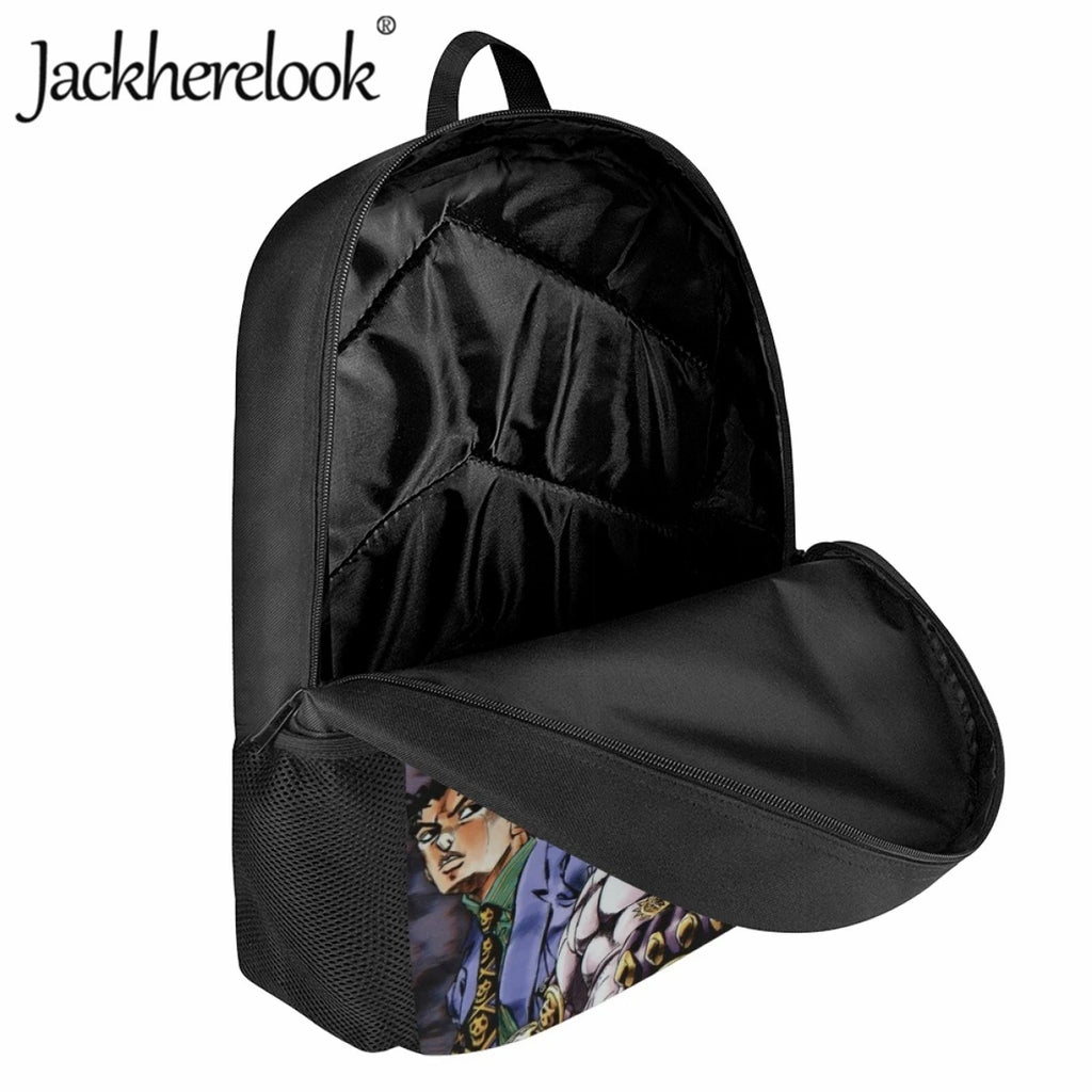 Jackherelook Retro Style School Bags for Boys Girls Japanese Anime Bookbags