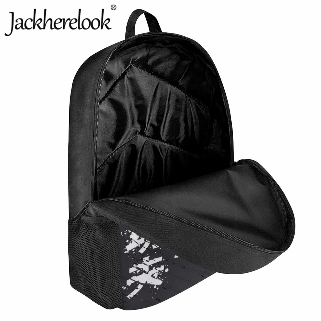 Jackherelook Kung Fu Print School Bag for Students