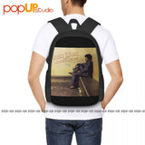James Brown Funk Record Backpack Large Capacity Schoolbag