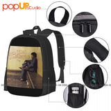 James Brown Funk Record Backpack Large Capacity Schoolbag