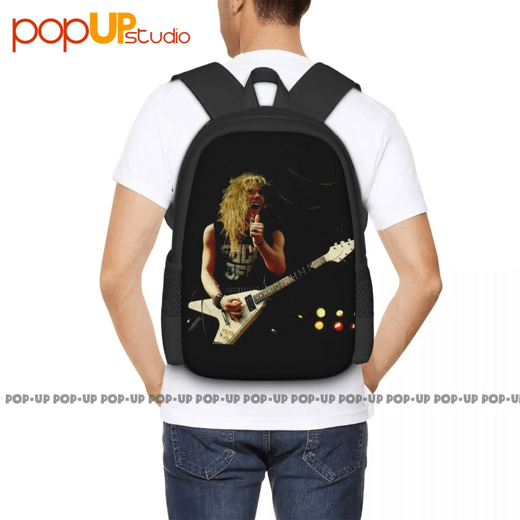 James Hetfield Birthday Backpack Large Capacity Bookbag