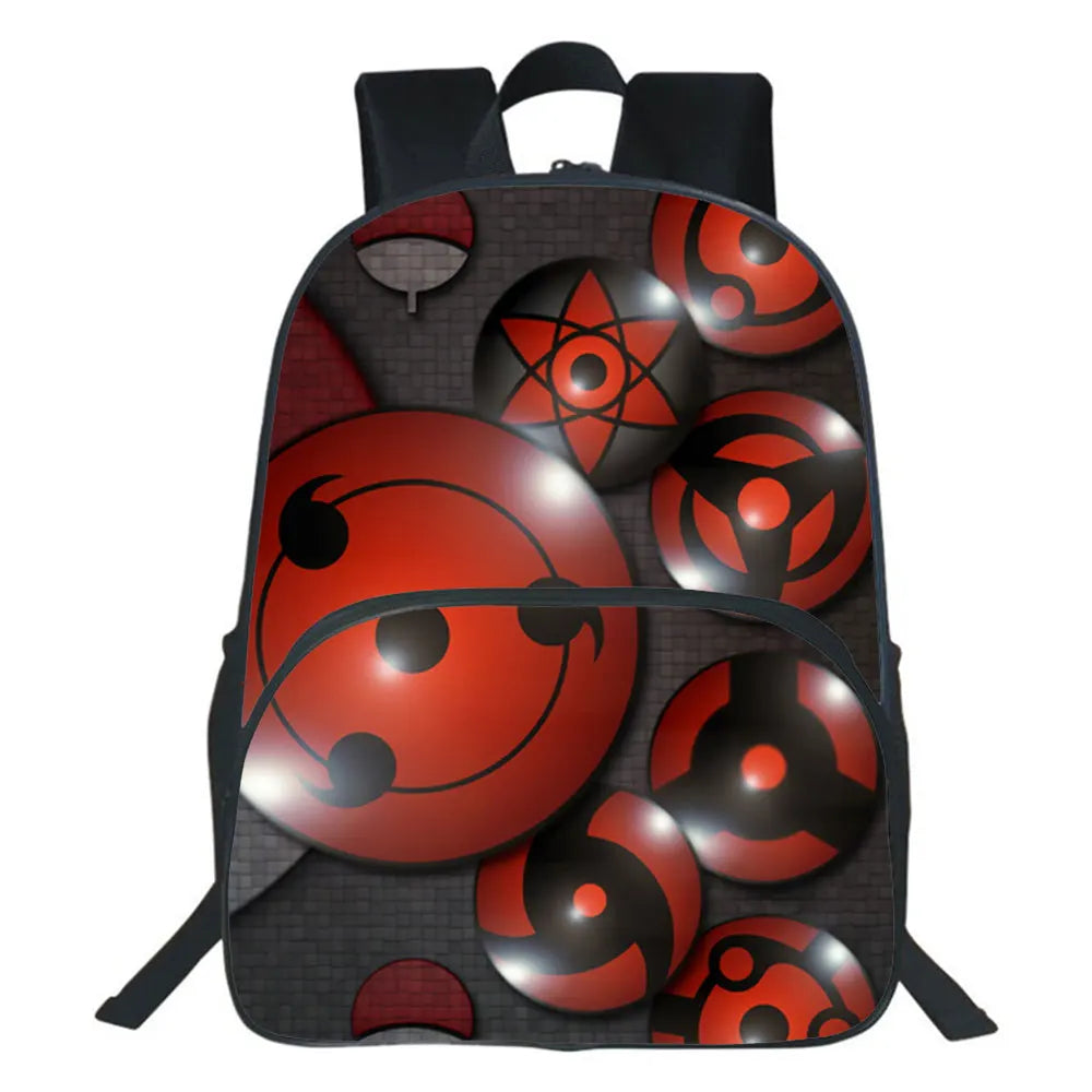Japan Anime Backpack Uzumaki Sasuke Rucksack Boys Girls Bags Accessory