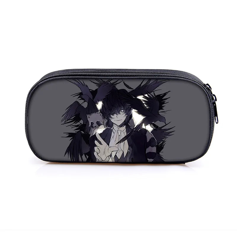 Bungou Stray Dogs Pencil Bag Chuuya Nakahara Osamu Dazai Makeup Bag