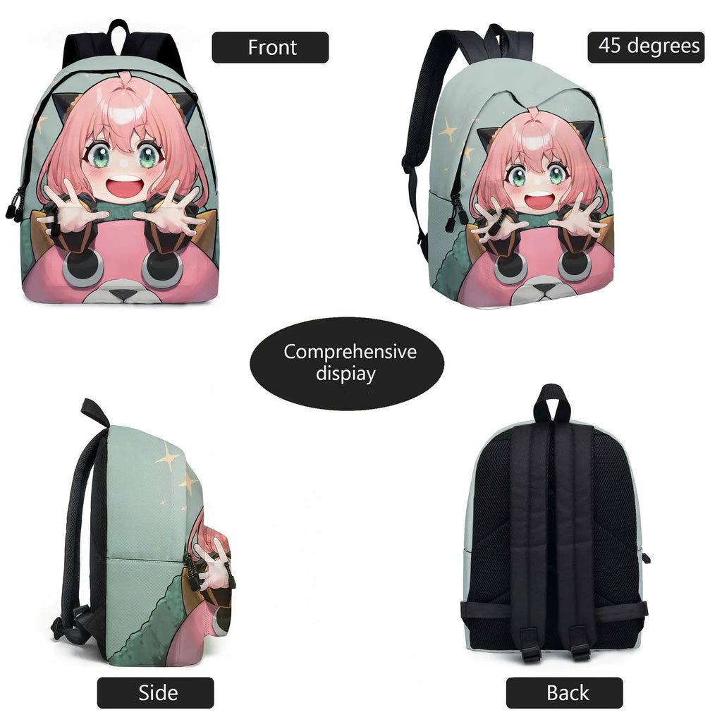 Spy X Family Anya Backpack 3D Printed Anime School Bag