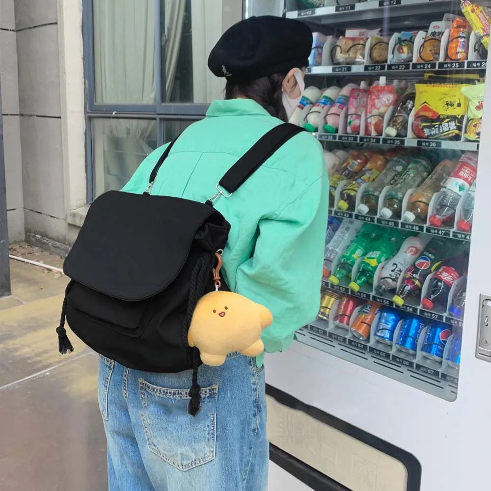 Japan Preppy Style Backpacks Students Casual Waterproof Travel All-match Nylon