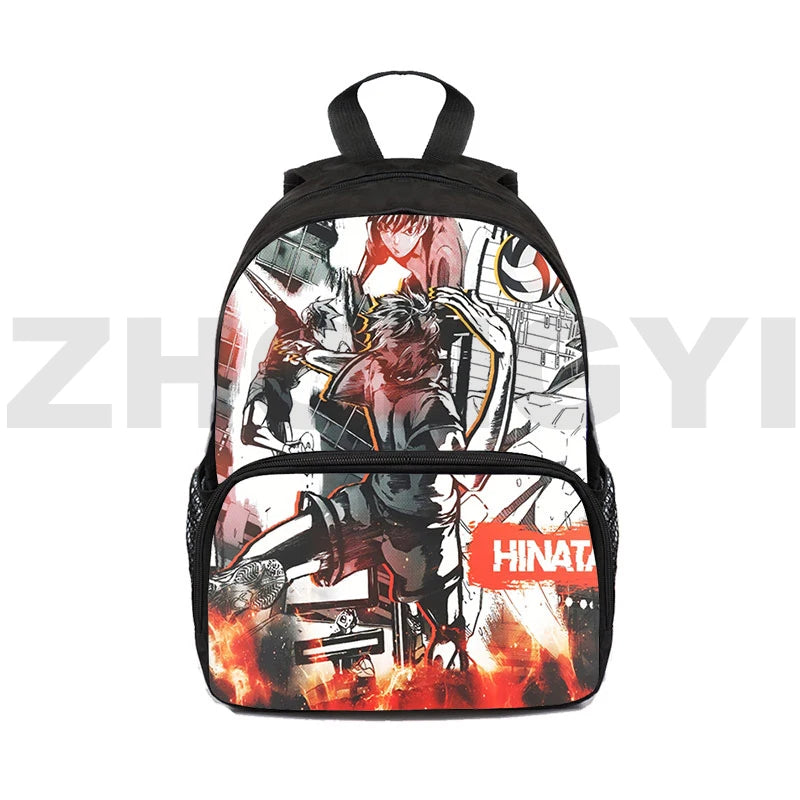Anime Haikyuu 3D Print School Backpack 16 Inch for Teenage Girls