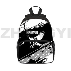Anime Haikyuu 3D Print School Backpack 16 Inch for Teenage Girls