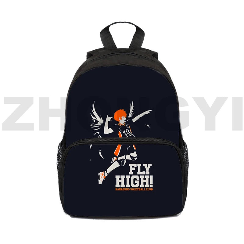 Anime Haikyuu 3D Print School Backpack 16 Inch for Teenage Girls