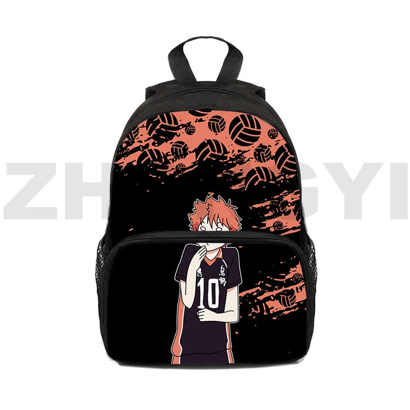 Anime Haikyuu 3D Print School Backpack 16 Inch for Teenage Girls
