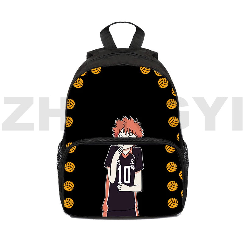 Anime Haikyuu 3D Print School Backpack 16 Inch for Teenage Girls