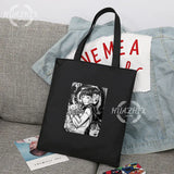 Japanese Anime Manga Reusable Shopping Bag Horror Comics Canvas Tote Bag