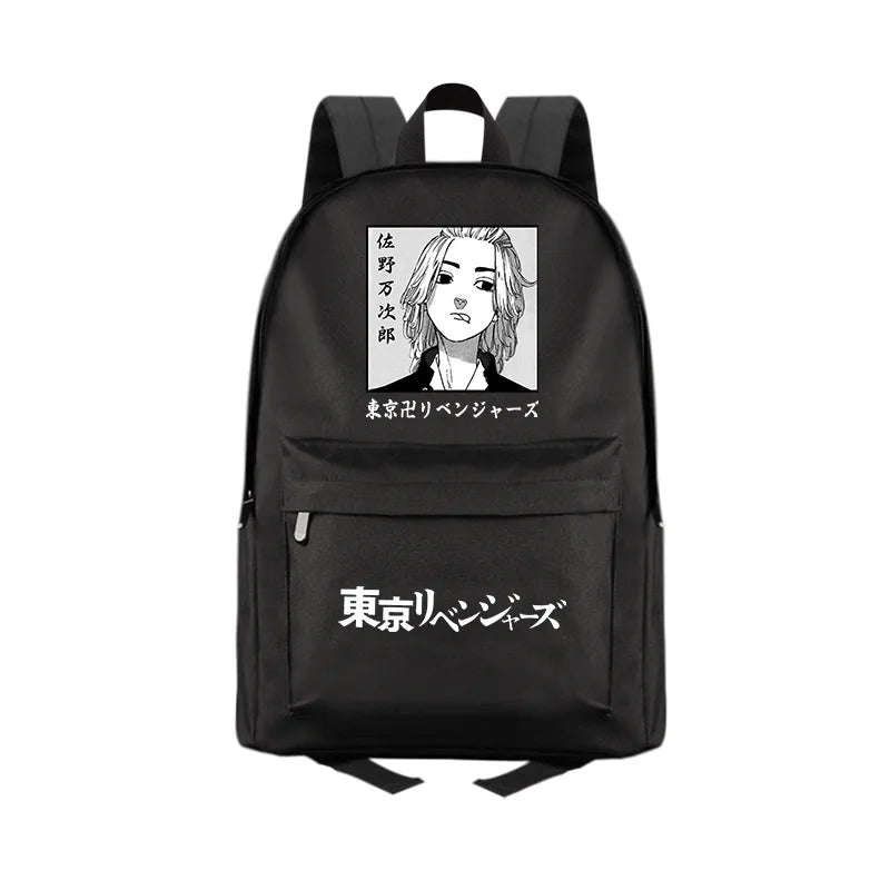 Anime Tokyo Revengers Backpack Large School Bag for Teens Boys Girls