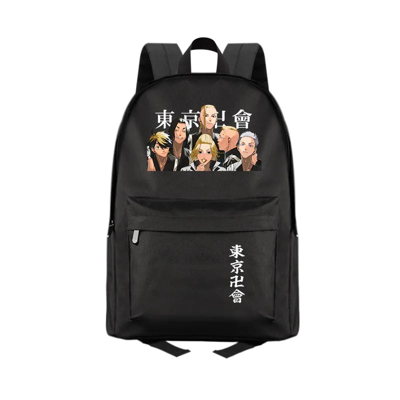 Anime Tokyo Revengers Backpack Large School Bag for Teens Boys Girls
