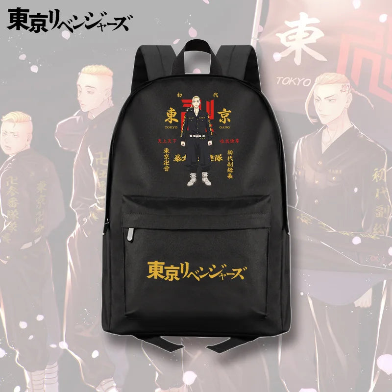 Anime Tokyo Revengers Backpack Large School Bag for Teens Boys Girls