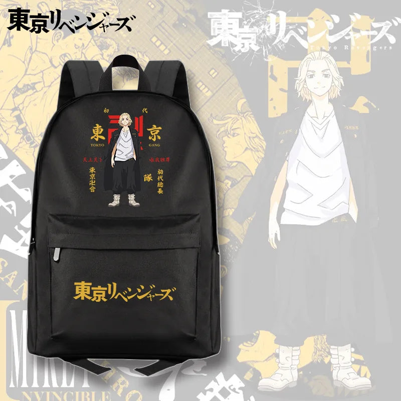 Anime Tokyo Revengers Backpack Large School Bag for Teens Boys Girls