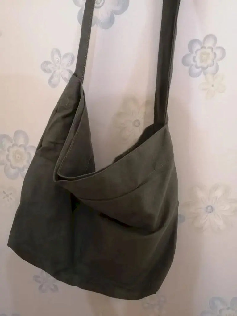 Japanese Canvas Bag Female Messenger Bag Female Large-capacity Student School Ba