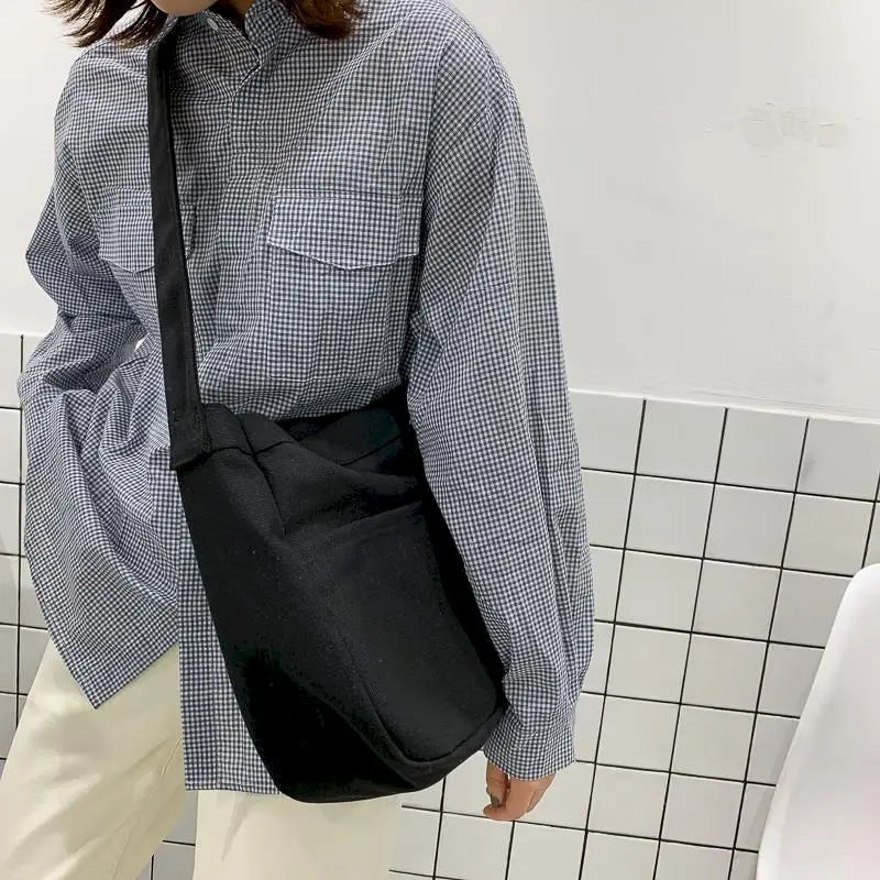 Japanese Canvas Bag Harajuku Ulzzang Messenger Student Class Ba