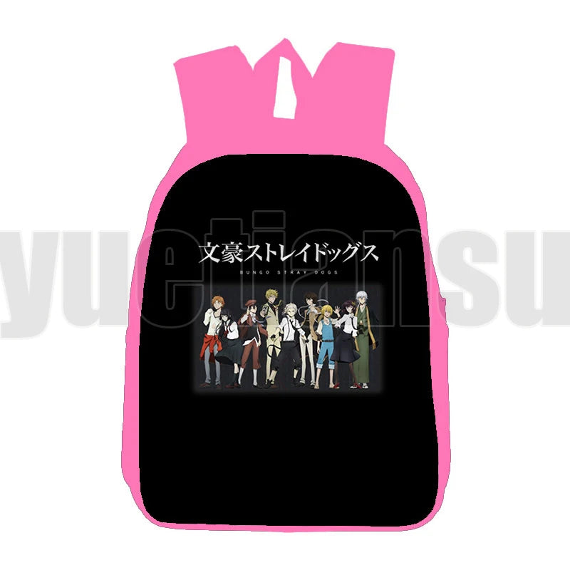 Bungou Stray Dogs 3D Anime Backpack for Children Osamu Dazai School Bag 16 Inch