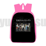 Bungou Stray Dogs 3D Anime Backpack for Children Osamu Dazai School Bag 16 Inch