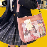 Japanese Plush Ita Bag Messenger Handbag