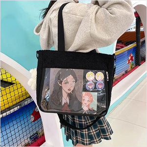 Japanese Plush Ita Bag Messenger Handbag