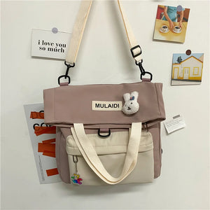 Japanese Preppy Style Backpack Handbag for High School Students