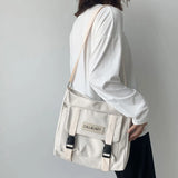 Japanese Messenger Bag Waterproof Canvas Crossbody Bag for Women